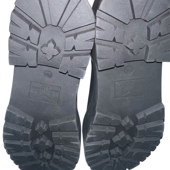 New without box Mark Fisher chunky Stylish Black leather Ankle Boots Size 8.5 - Picture 4 of 4